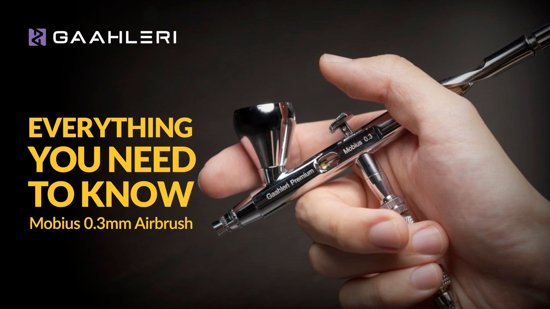 Mobius 0.3mm Airbrush Complete Overview and Guide